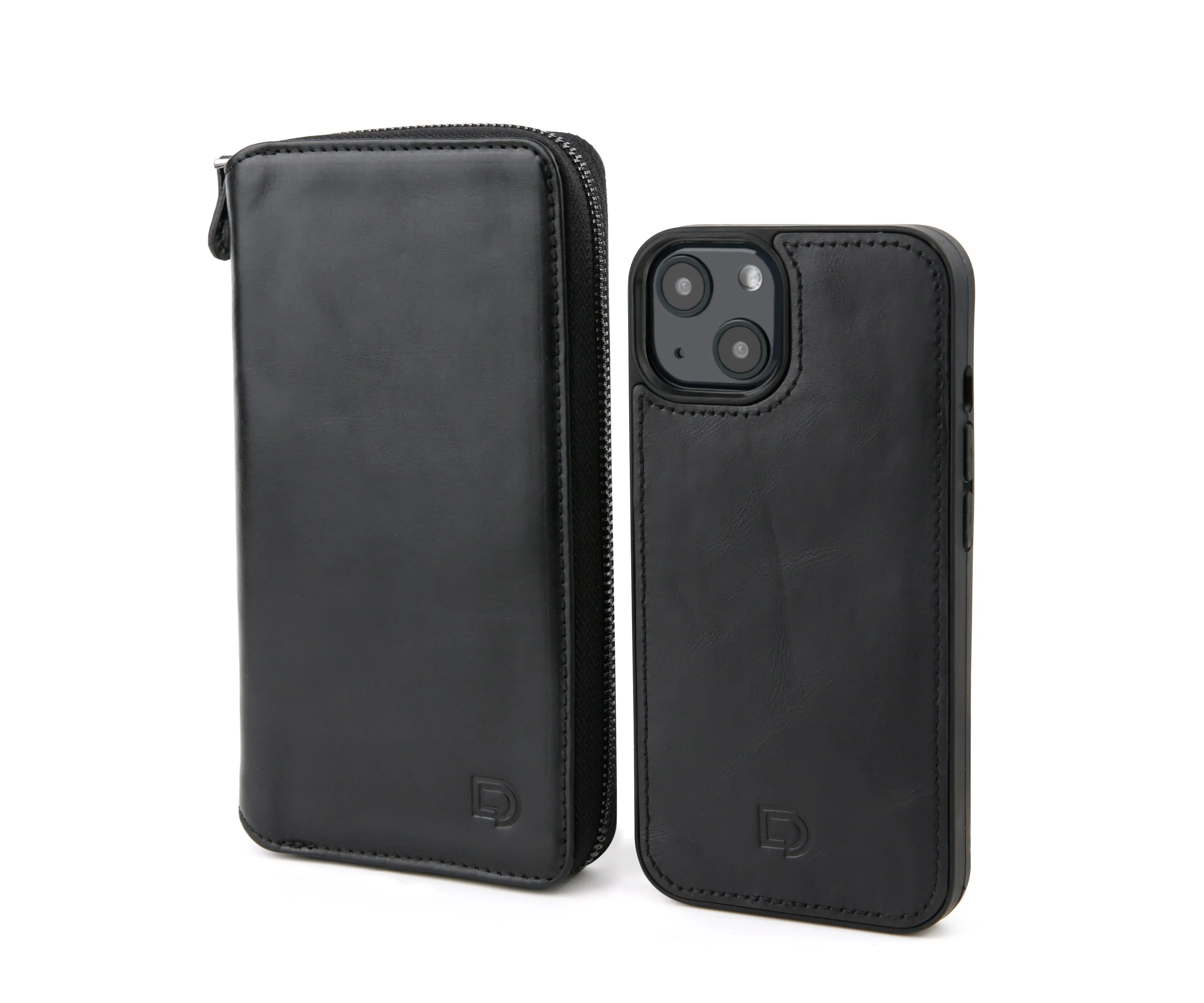 Leather Magnetic Wallet Case for iPhone 13