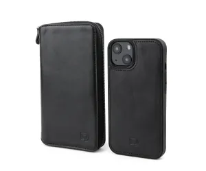 Leather Magnetic Wallet Case for iPhone 13
