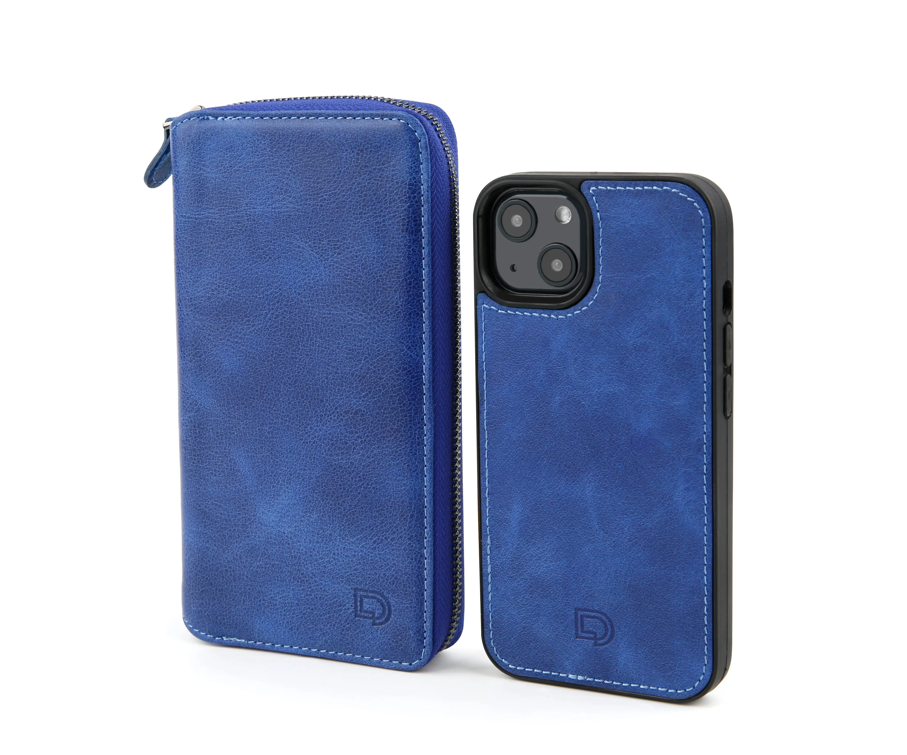 Leather Magnetic Wallet Case for iPhone 13