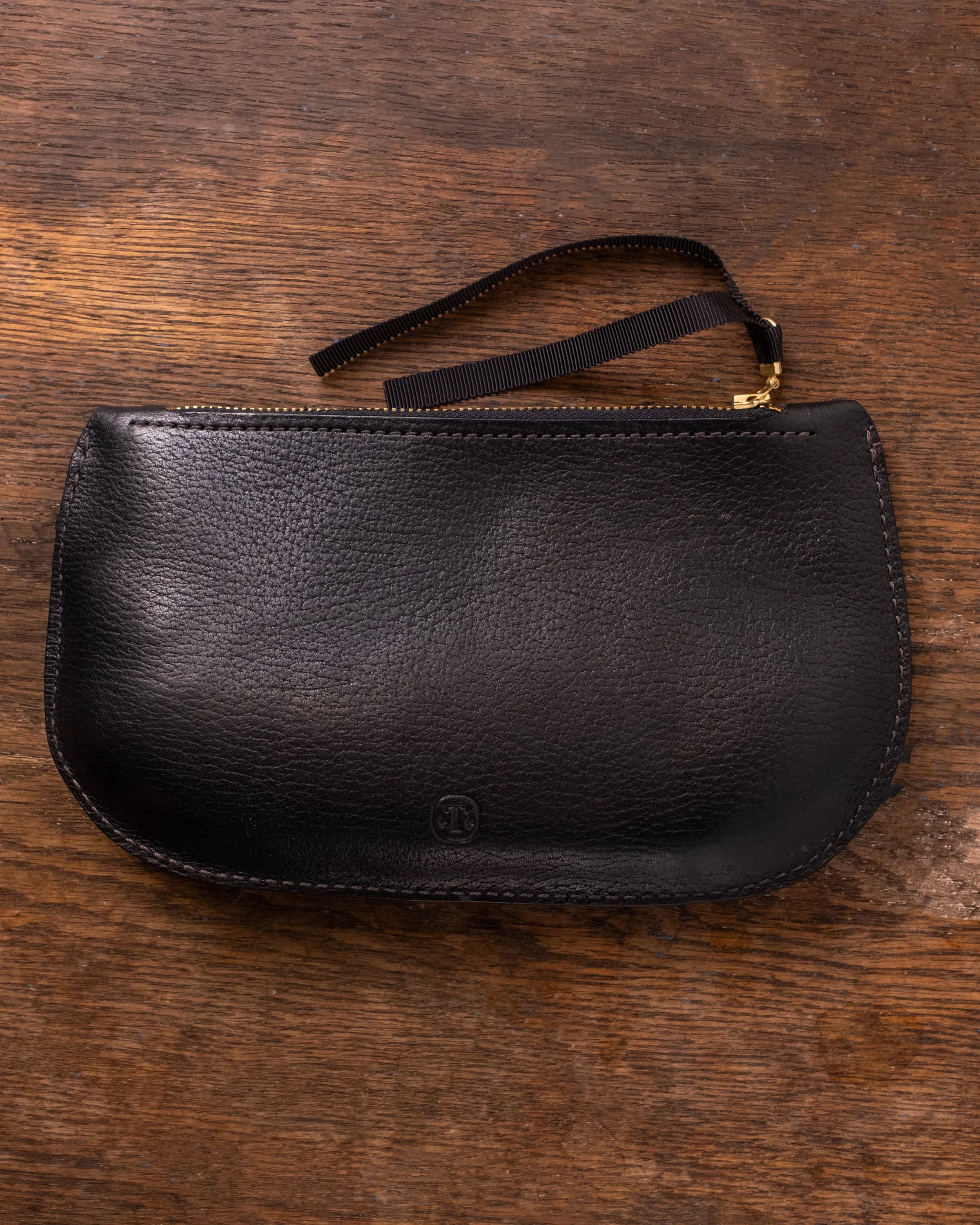 Leather Zip Pouch