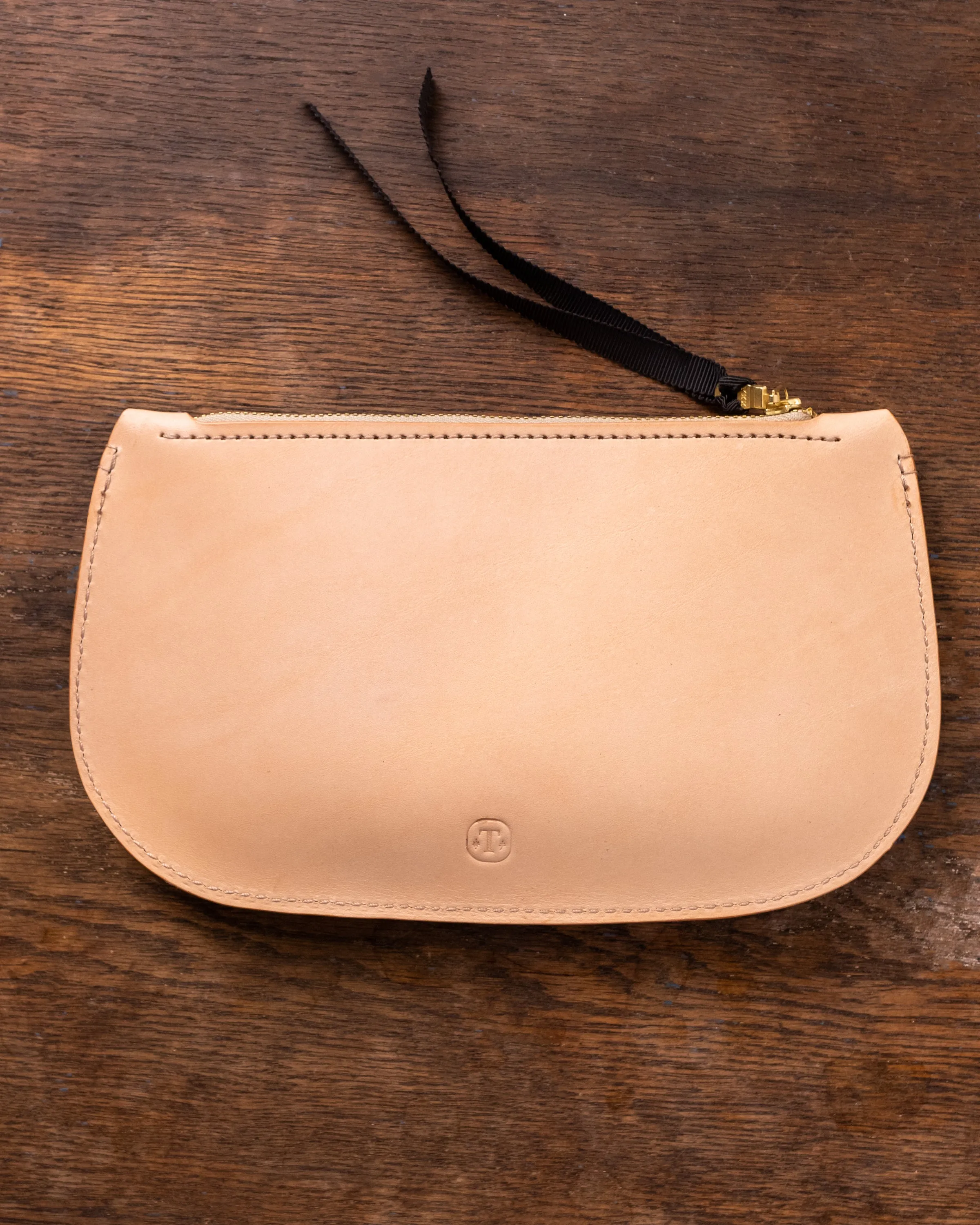 Leather Zip Pouch