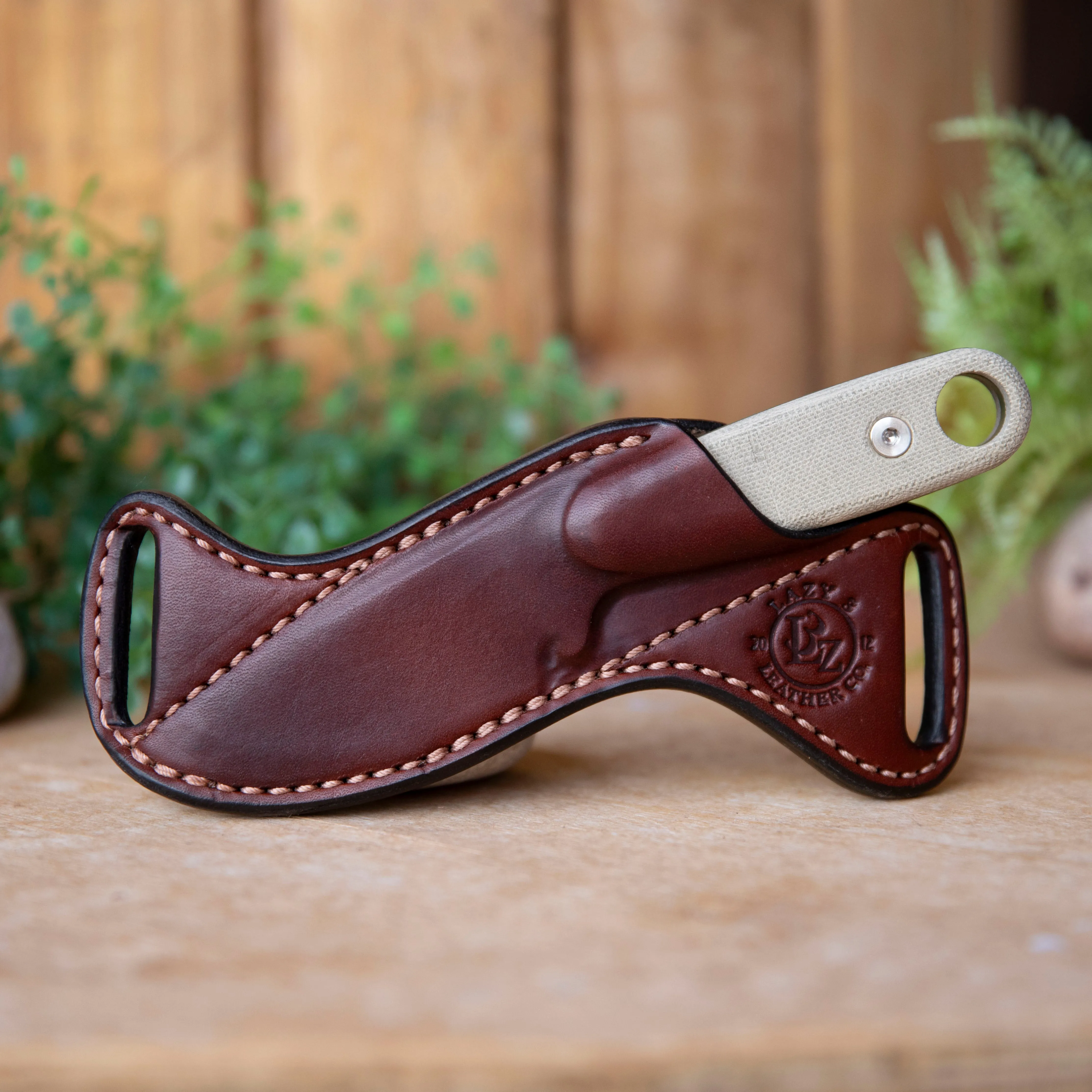 Left Handed Esee Izula II and Bishop Scout Carry Sheath