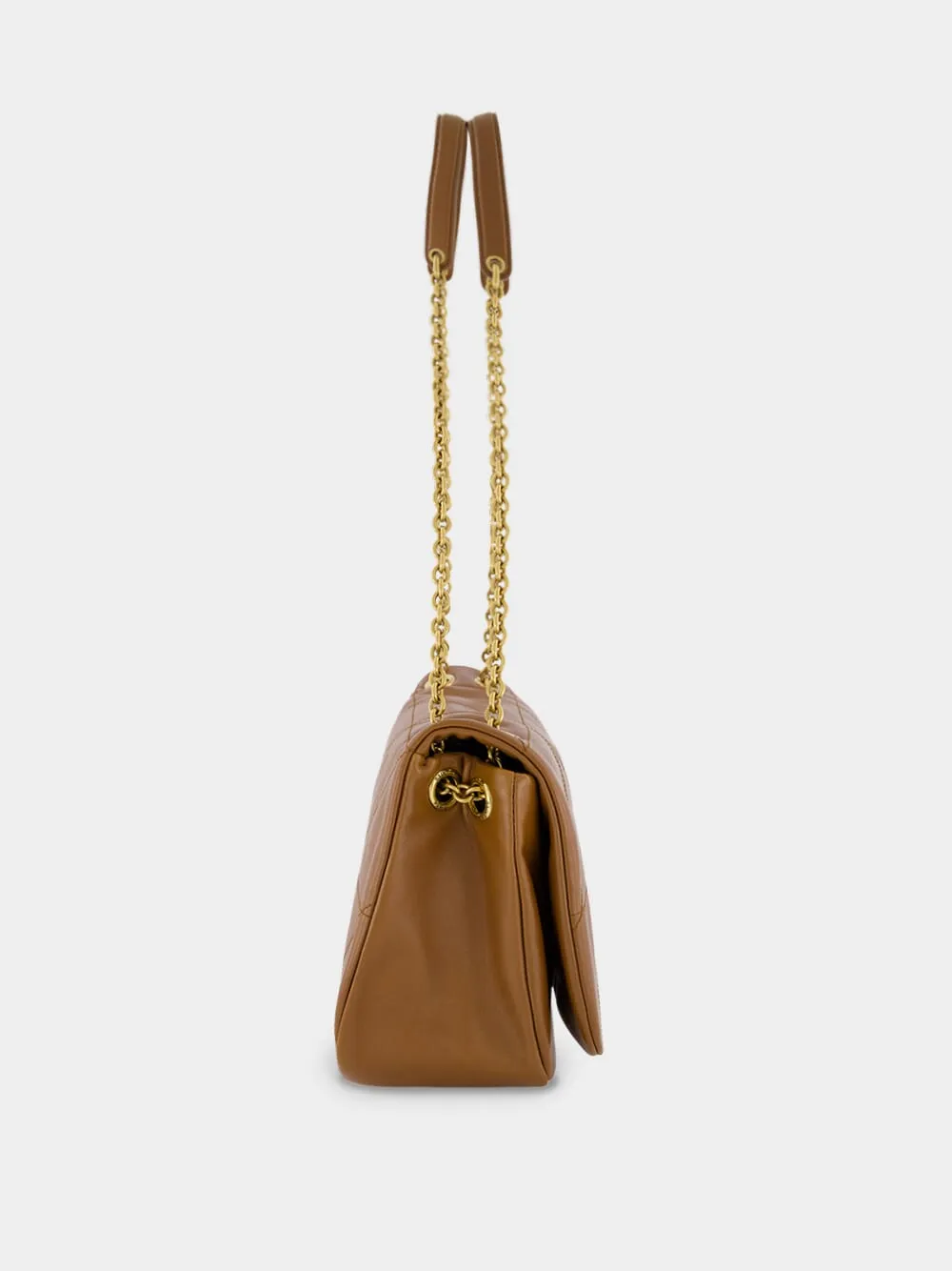 Light Fox Quilted Shoulder Bag