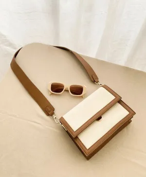 Linen Envelope Shoulder Bag