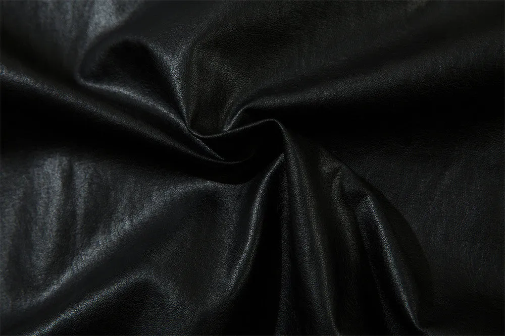 Loose PU Leather Jacket Men's Coat