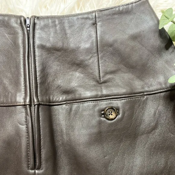 Lord and Taylor Vintage Leather Skirt