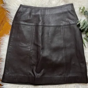 Lord and Taylor Vintage Leather Skirt