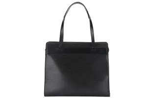 LOUIS VUITTON CROSISETTE PM BLACK EPI LEATHER WITH DUST COVER