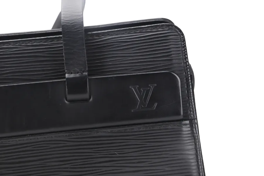LOUIS VUITTON CROSISETTE PM BLACK EPI LEATHER WITH DUST COVER