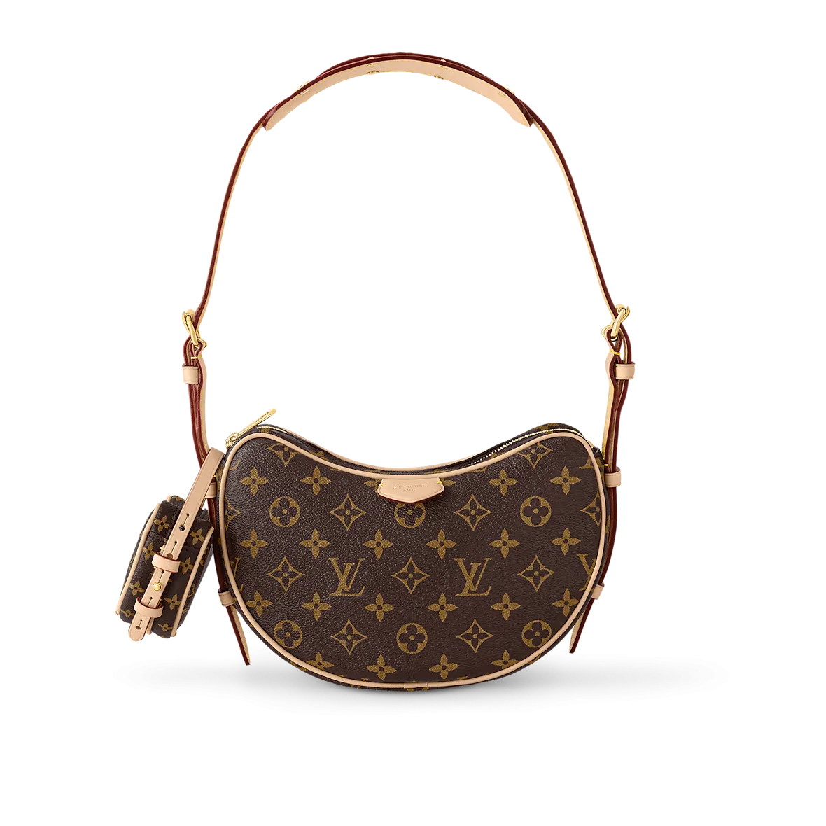 Louis Vuitton Monogram Saddle Bag with Mini Pouch