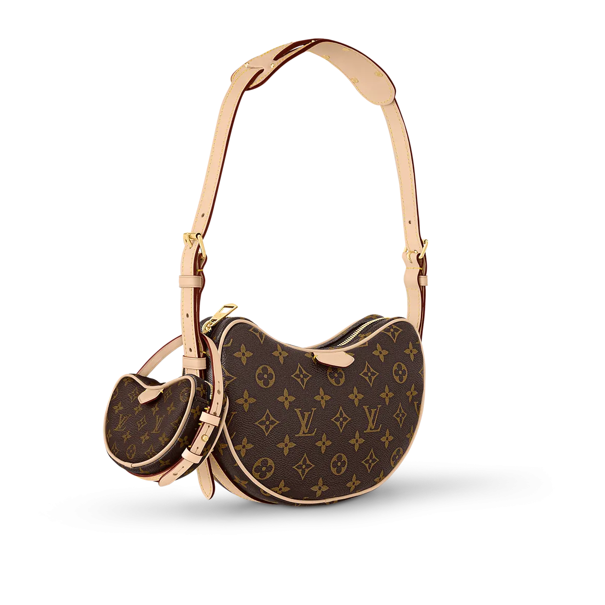 Louis Vuitton Monogram Saddle Bag with Mini Pouch