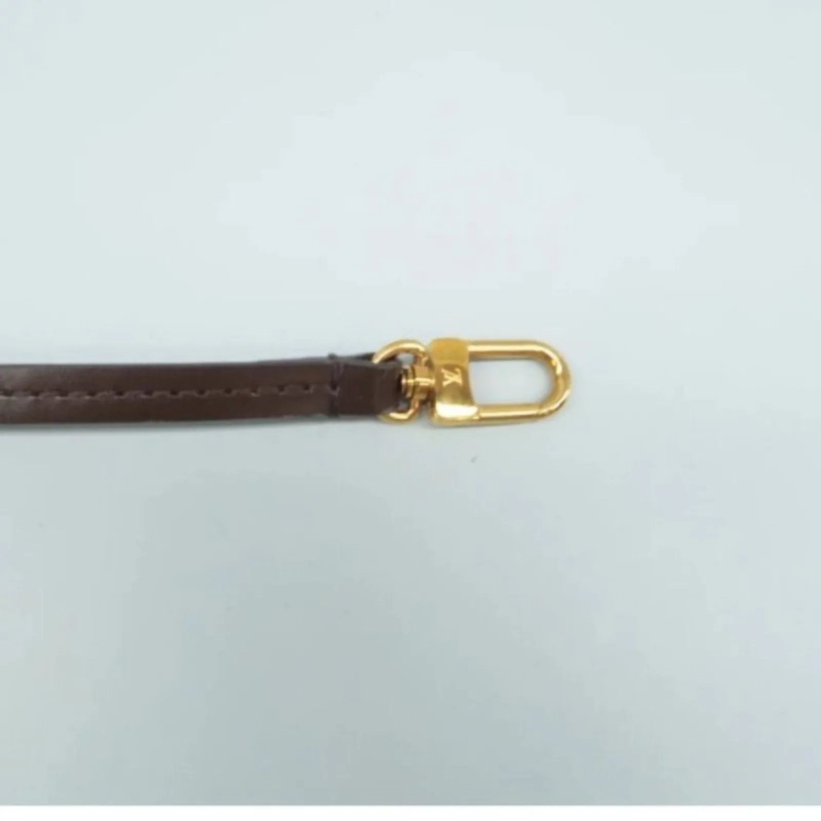 Louis Vuitton Neverfull Brown Damier Ebene Canvas Pouch