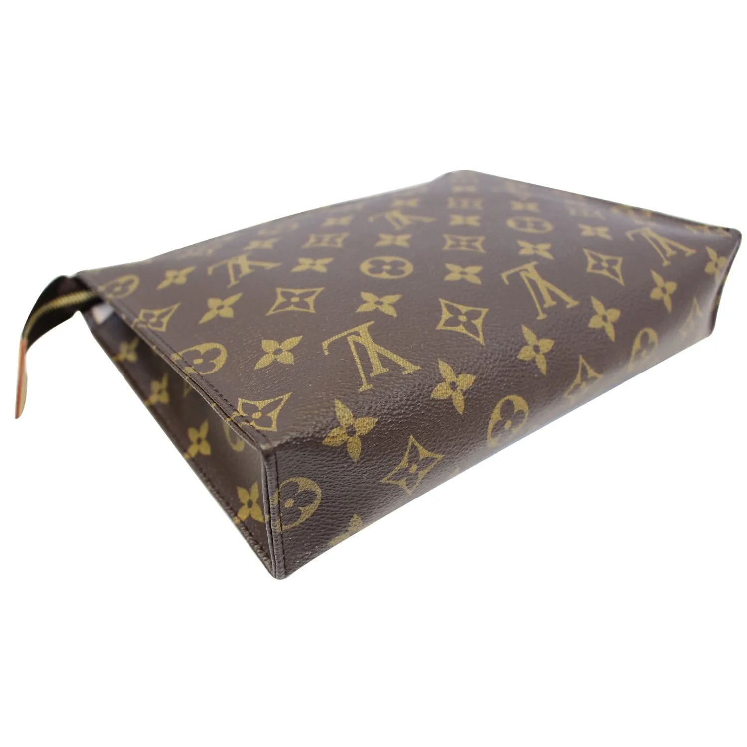 LOUIS VUITTON Poche Toilette 19 Monogram Canvas Cosmetics Pouch
