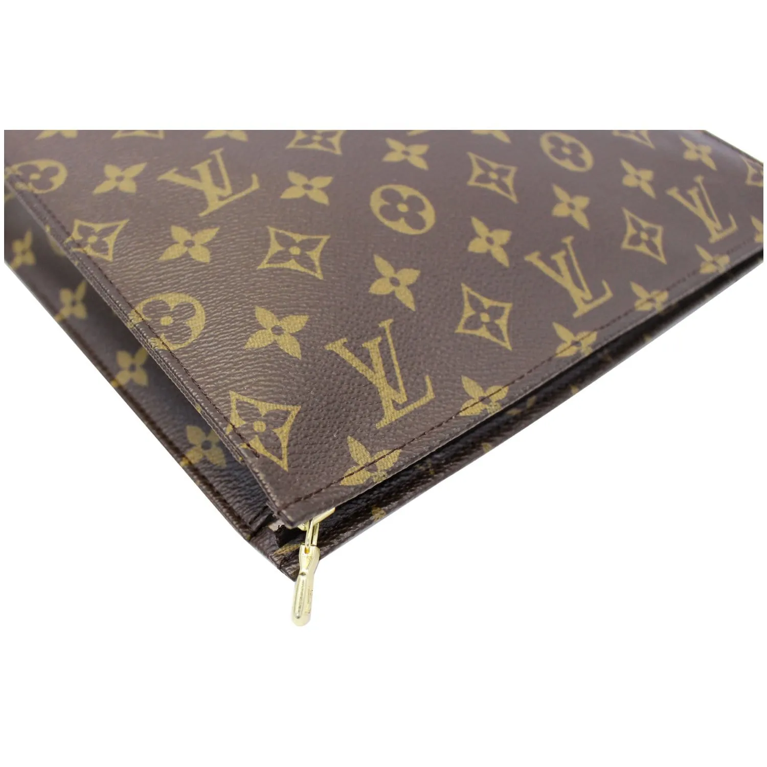 LOUIS VUITTON Poche Toilette 19 Monogram Canvas Cosmetics Pouch