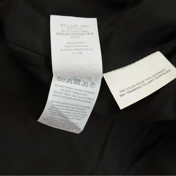 Madewell Uptown Leather Skirt
