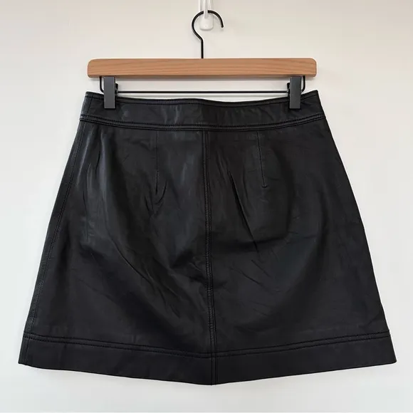 Madewell Uptown Leather Skirt