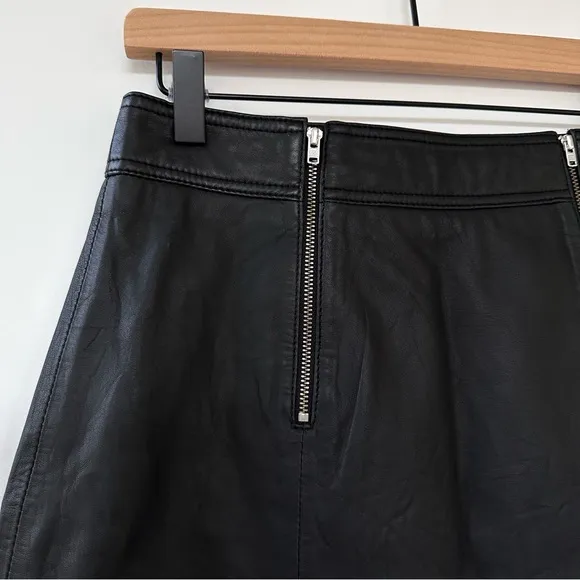 Madewell Uptown Leather Skirt