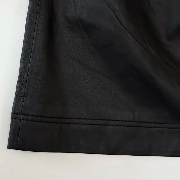 Madewell Uptown Leather Skirt