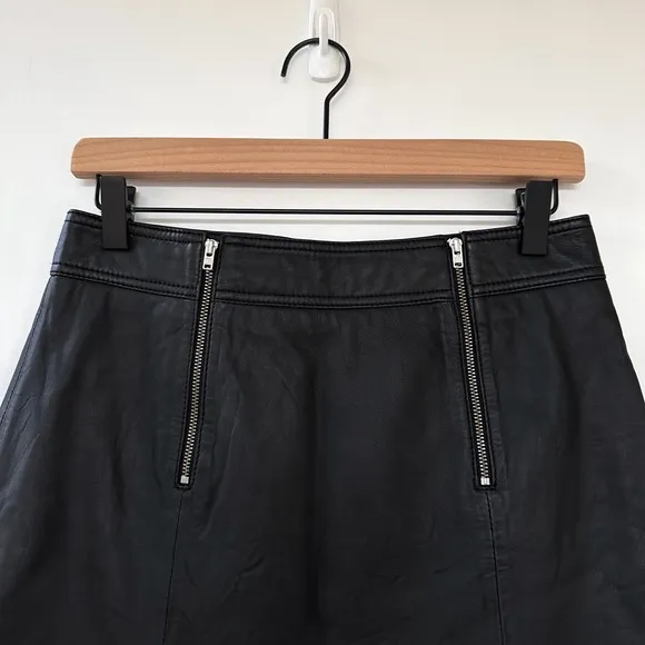 Madewell Uptown Leather Skirt