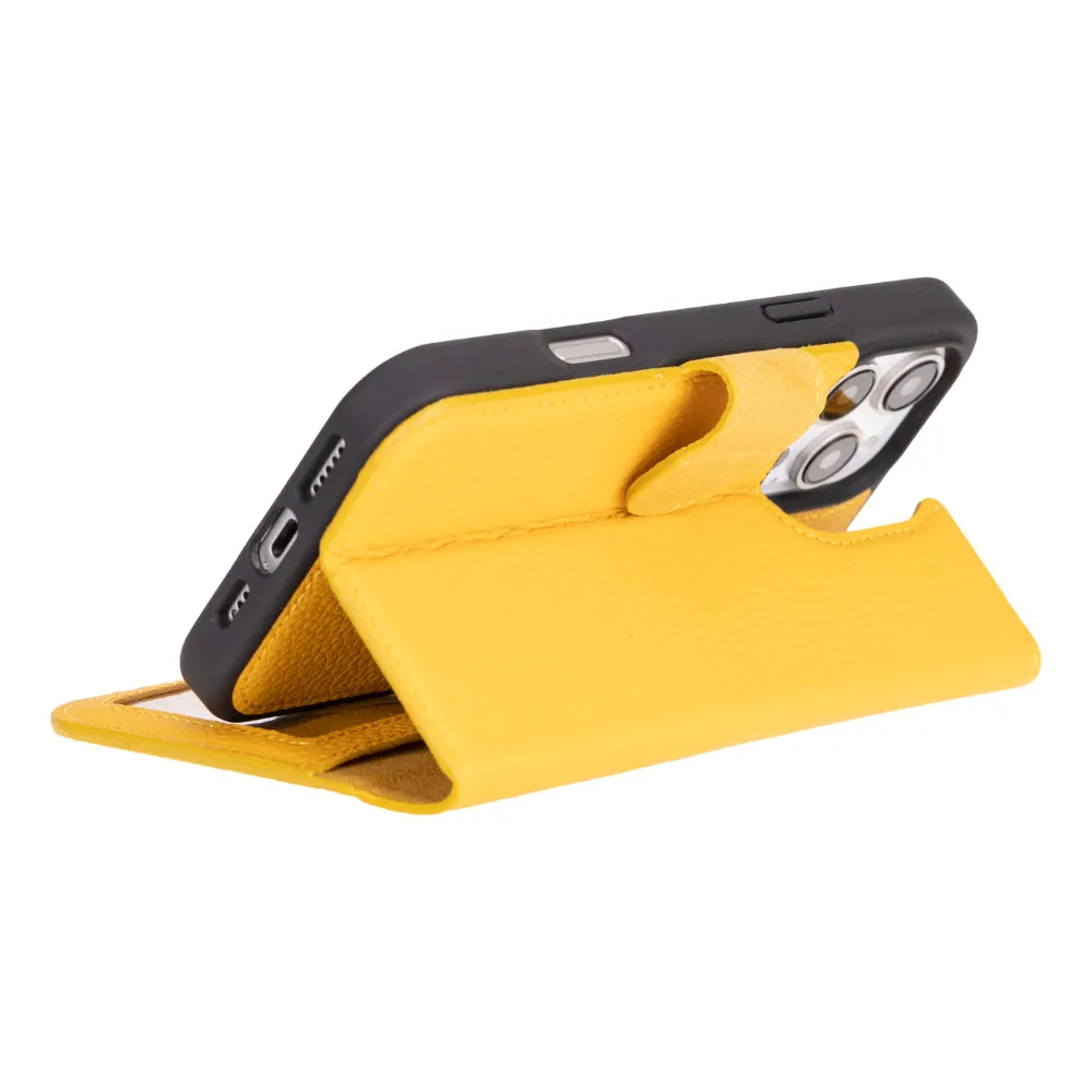 Magic  Detachable Genuine Leather Case