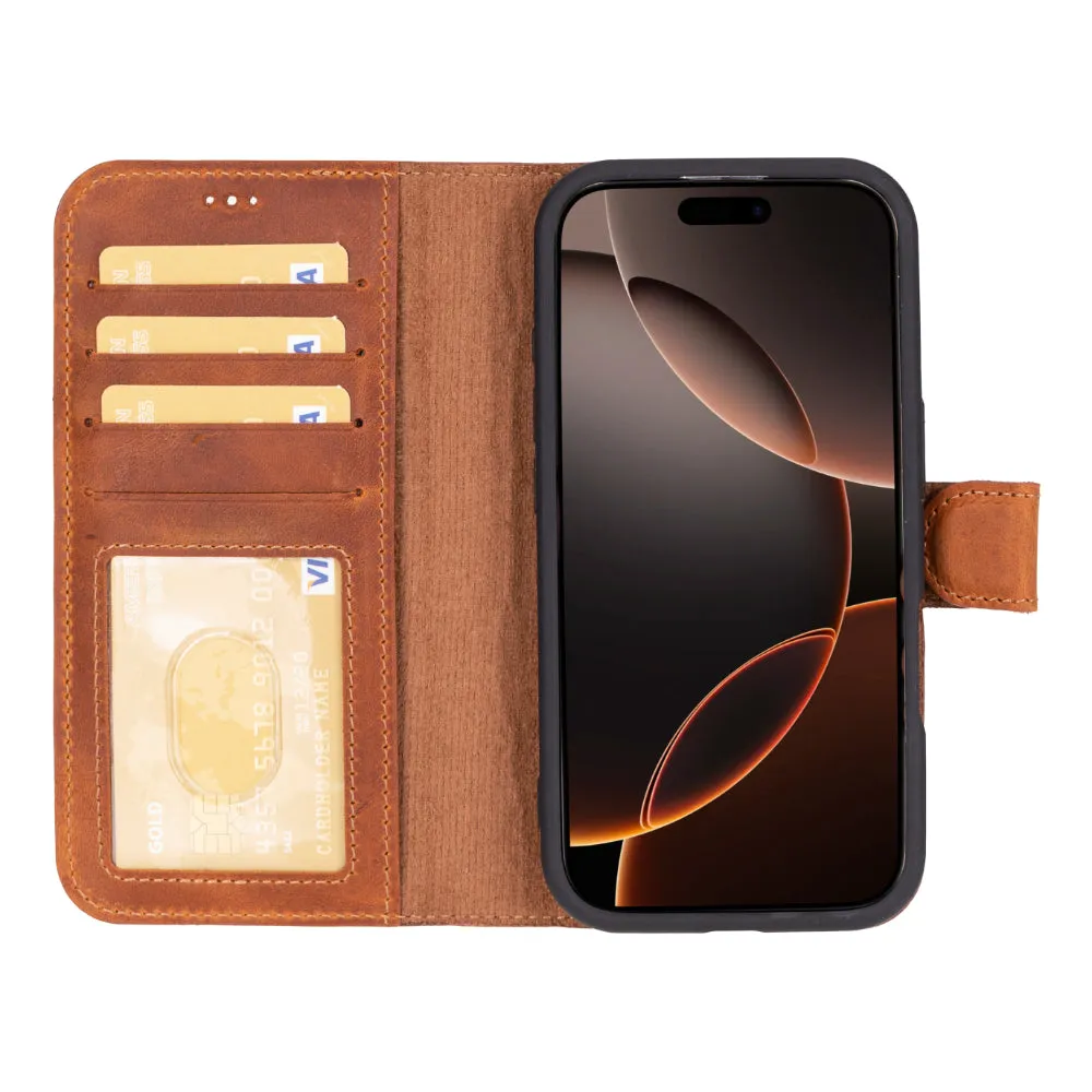 Magic  Detachable Genuine Leather Case