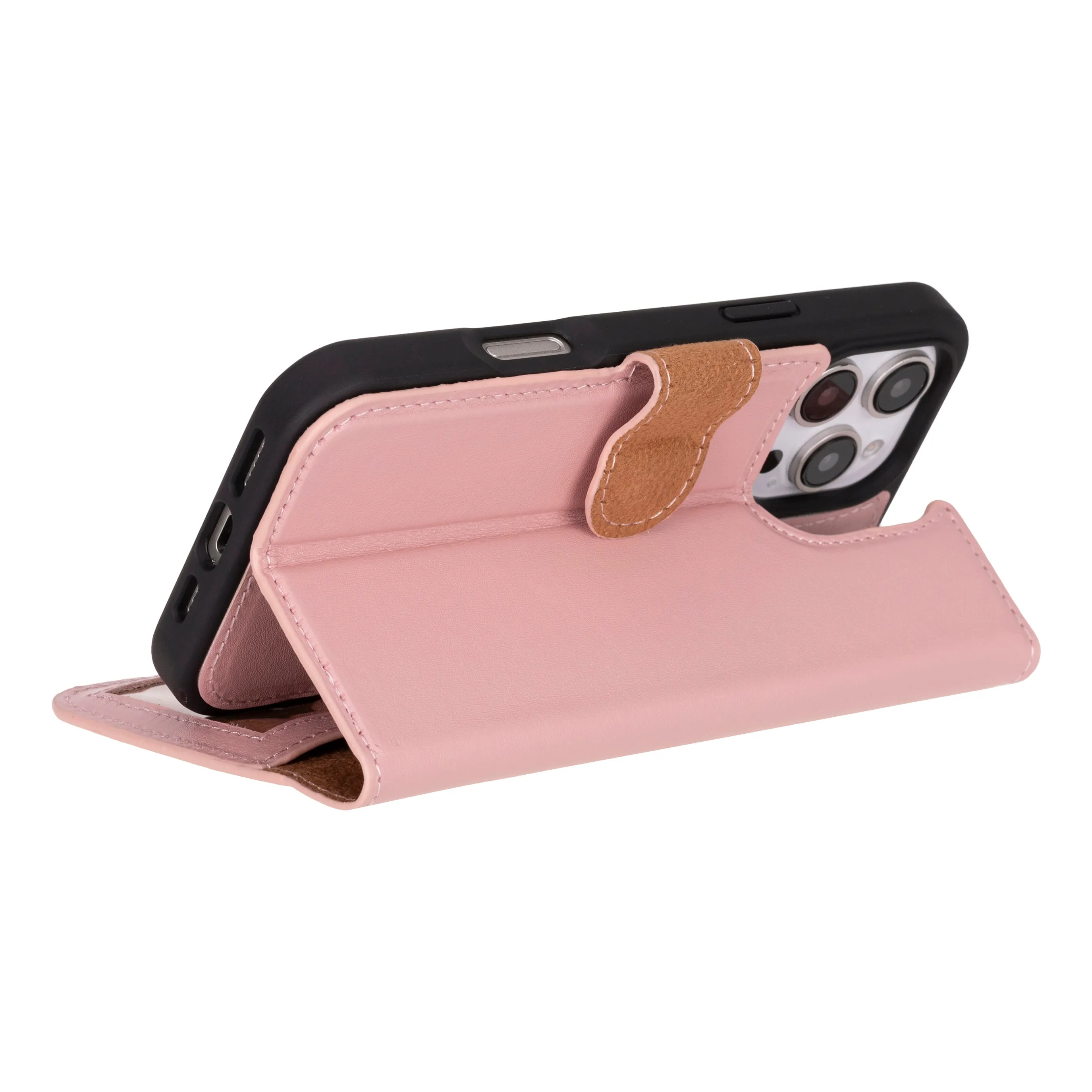 Magic  Detachable Genuine Leather Case