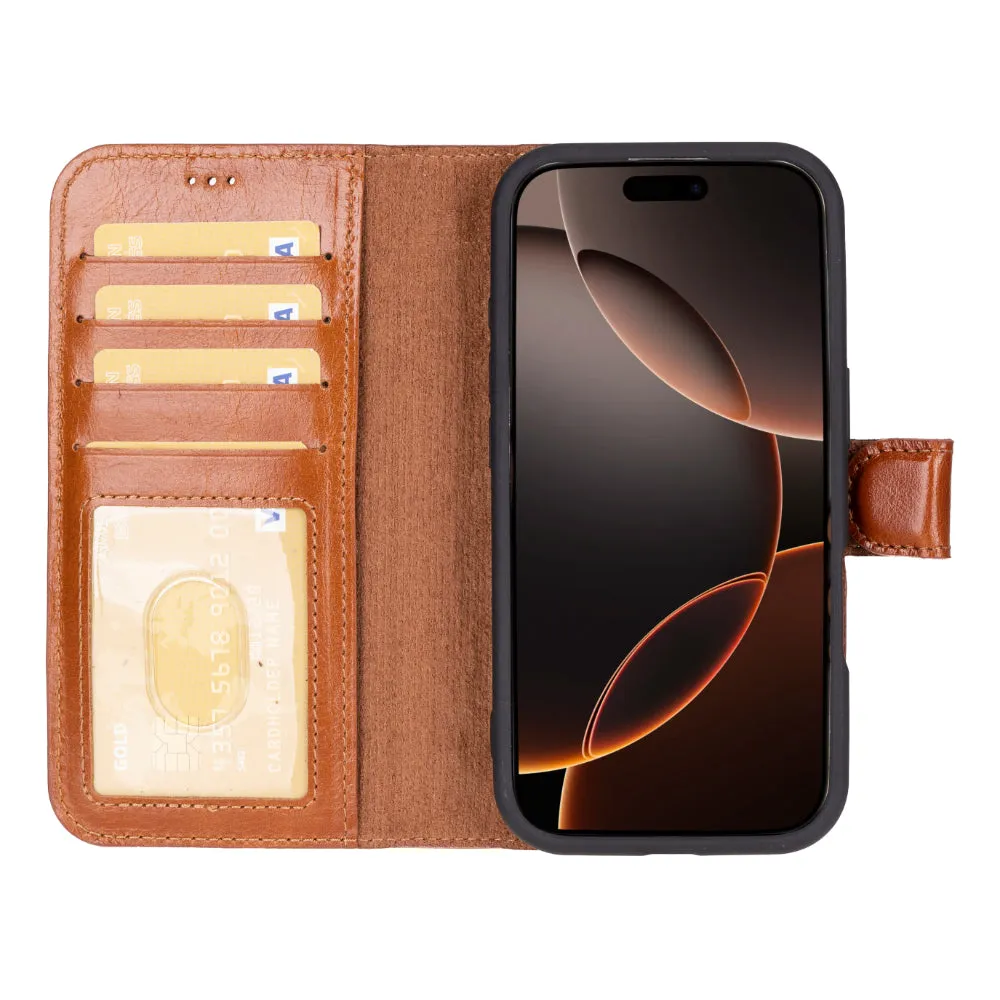 Magic  Detachable Genuine Leather Case