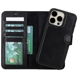 Magic  Detachable Genuine Leather Case