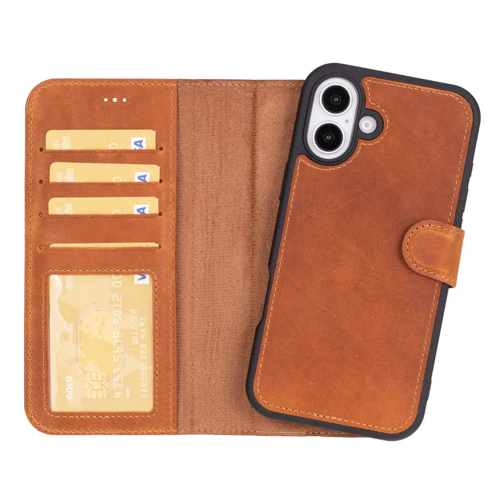 Magic  Detachable Genuine Leather Case
