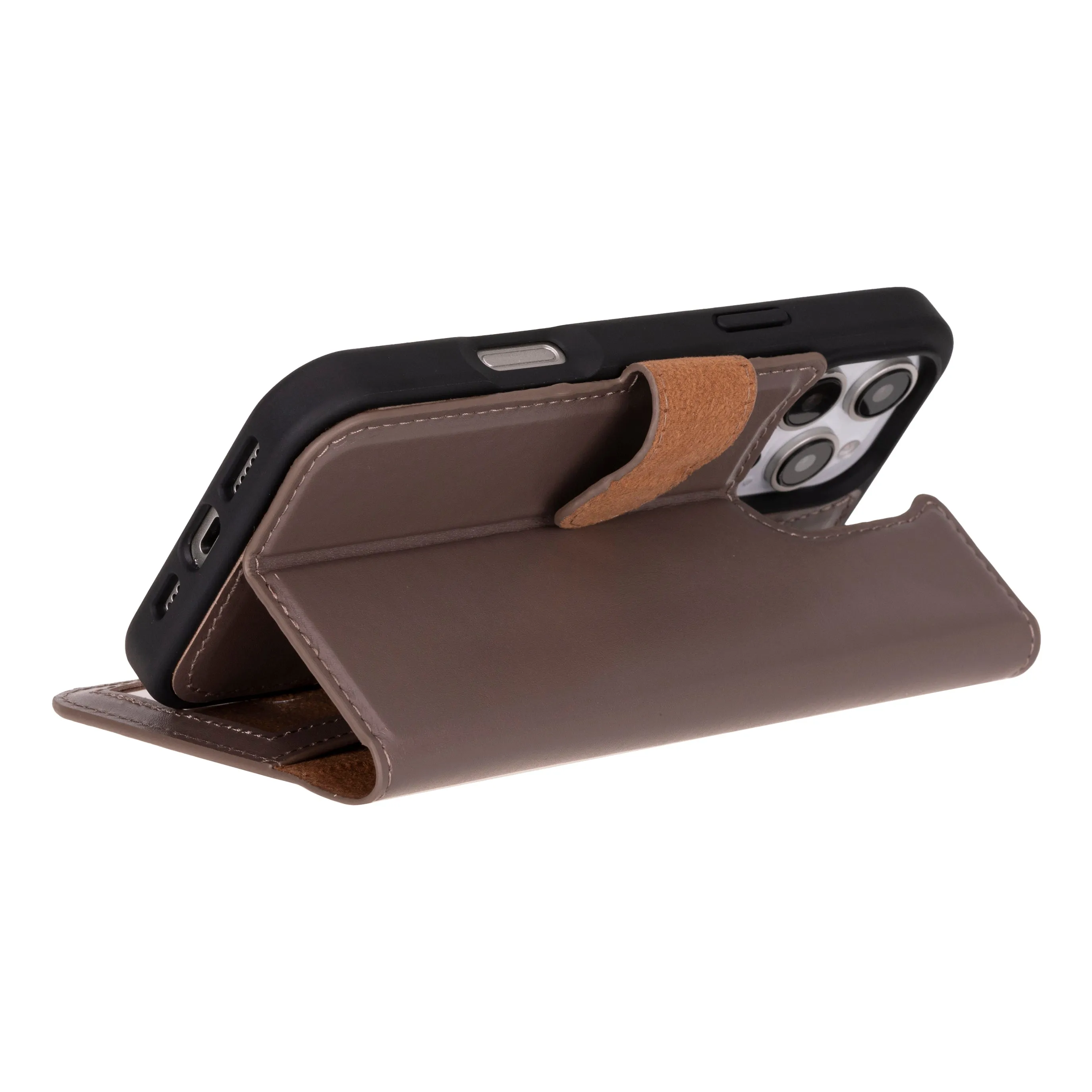 Magic  Detachable Genuine Leather Case