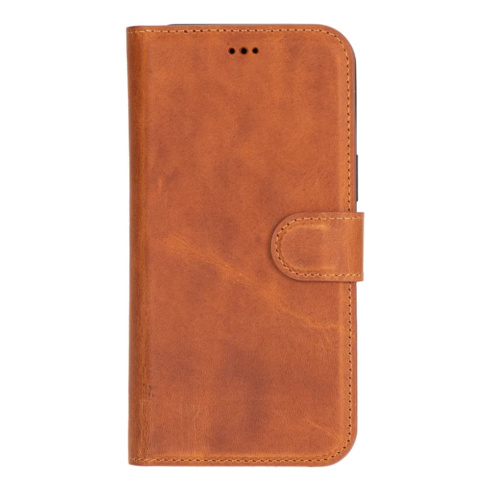 Magic  Detachable Genuine Leather Case