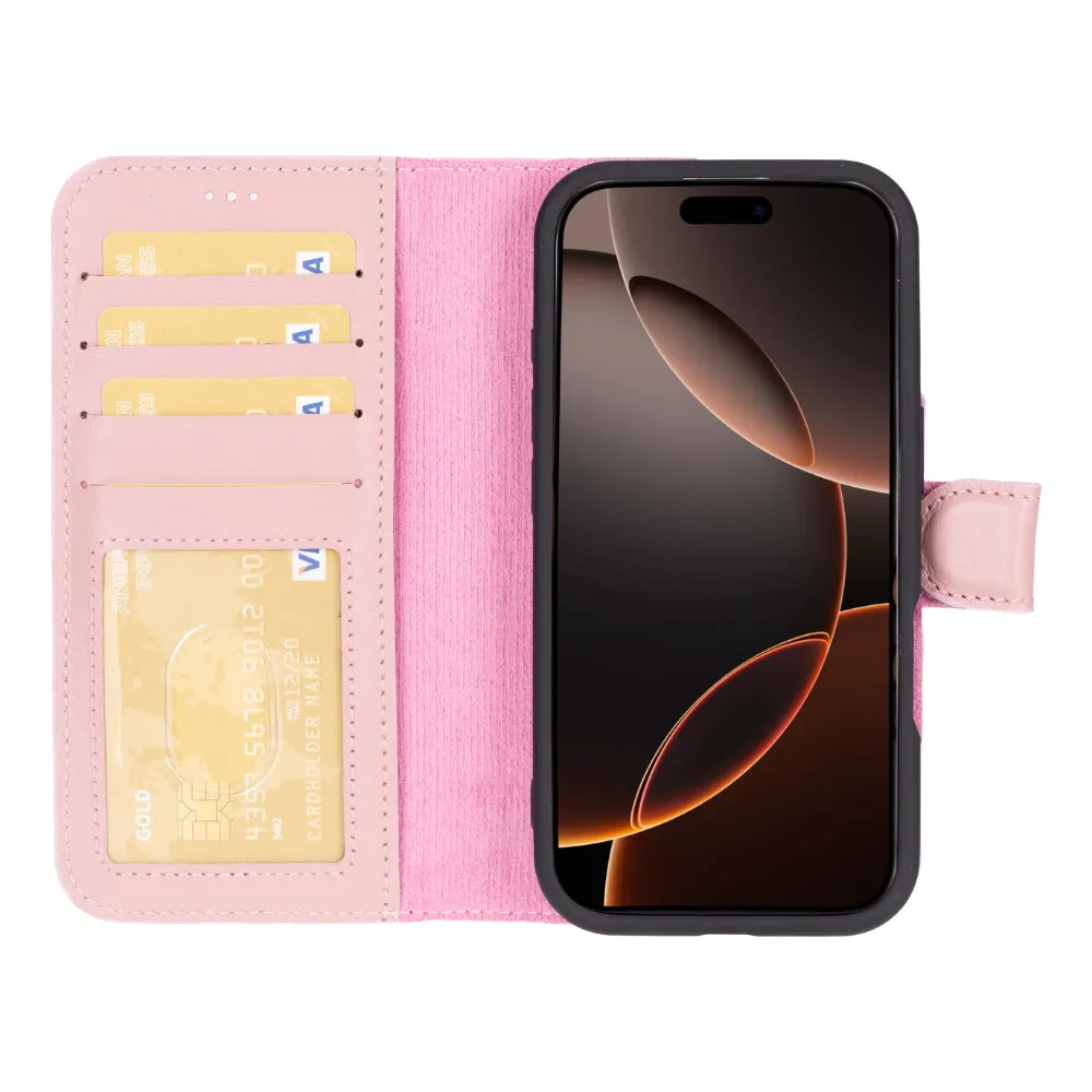 Magic  Detachable Genuine Leather Case