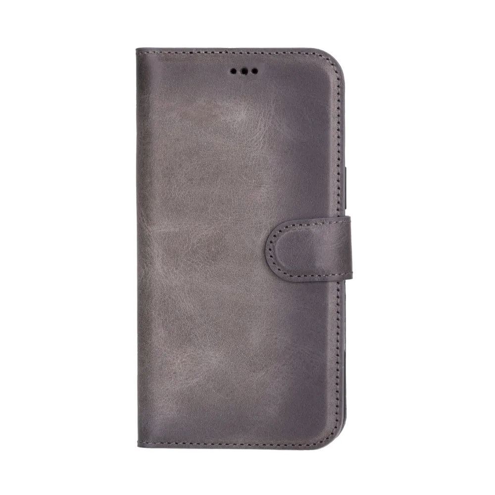 Magic  Detachable Genuine Leather Case