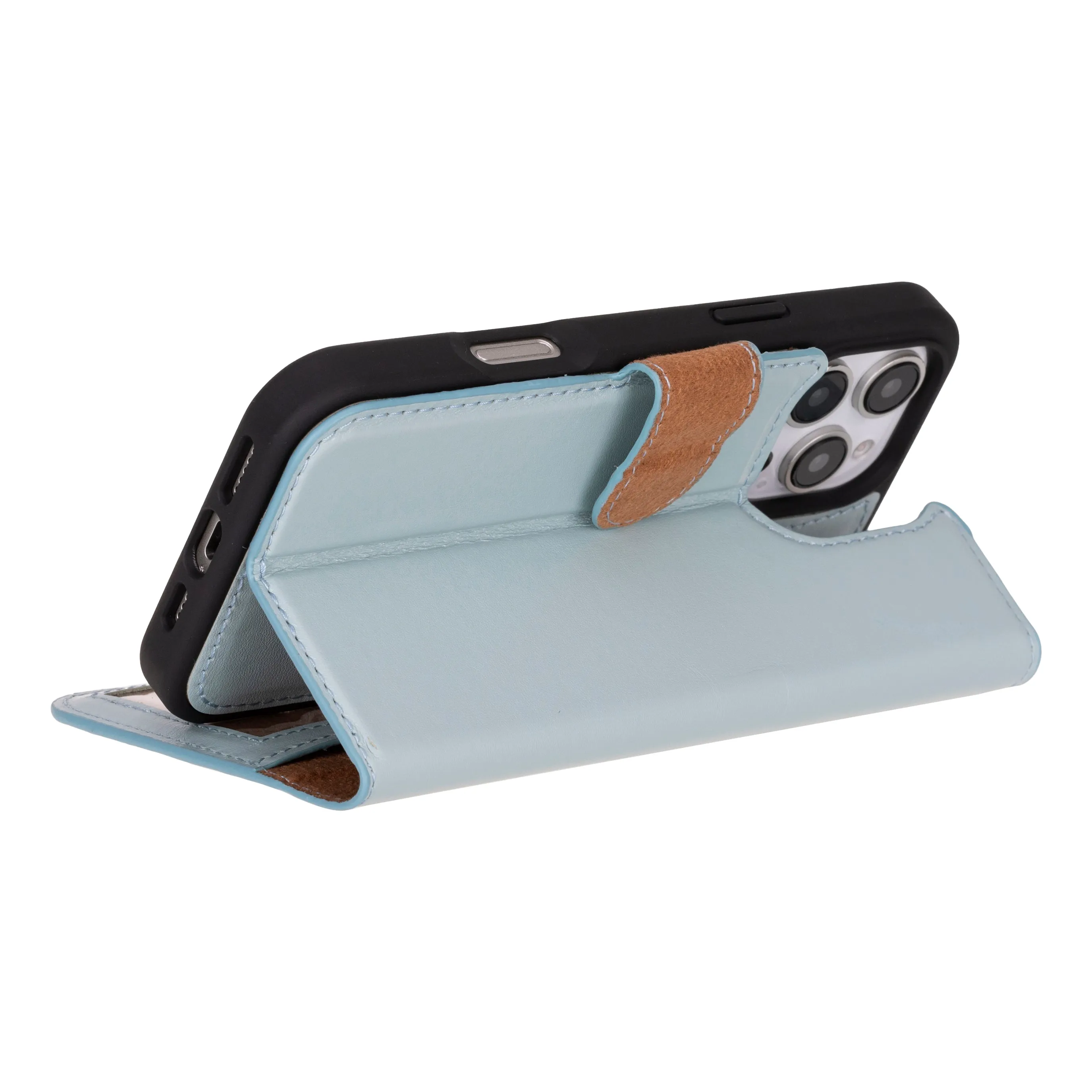 Magic  Detachable Genuine Leather Case