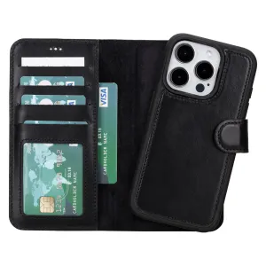 Magic  Detachable Genuine Leather Case