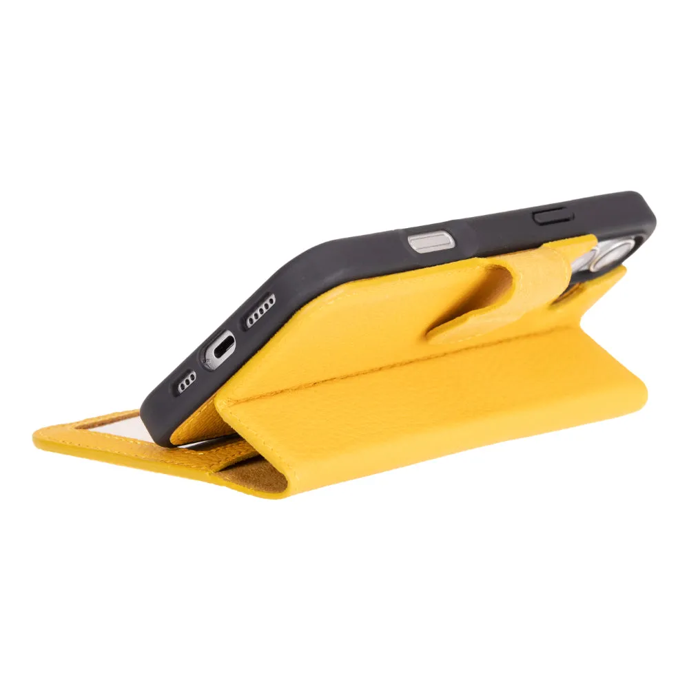 Magic  Detachable Genuine Leather Case