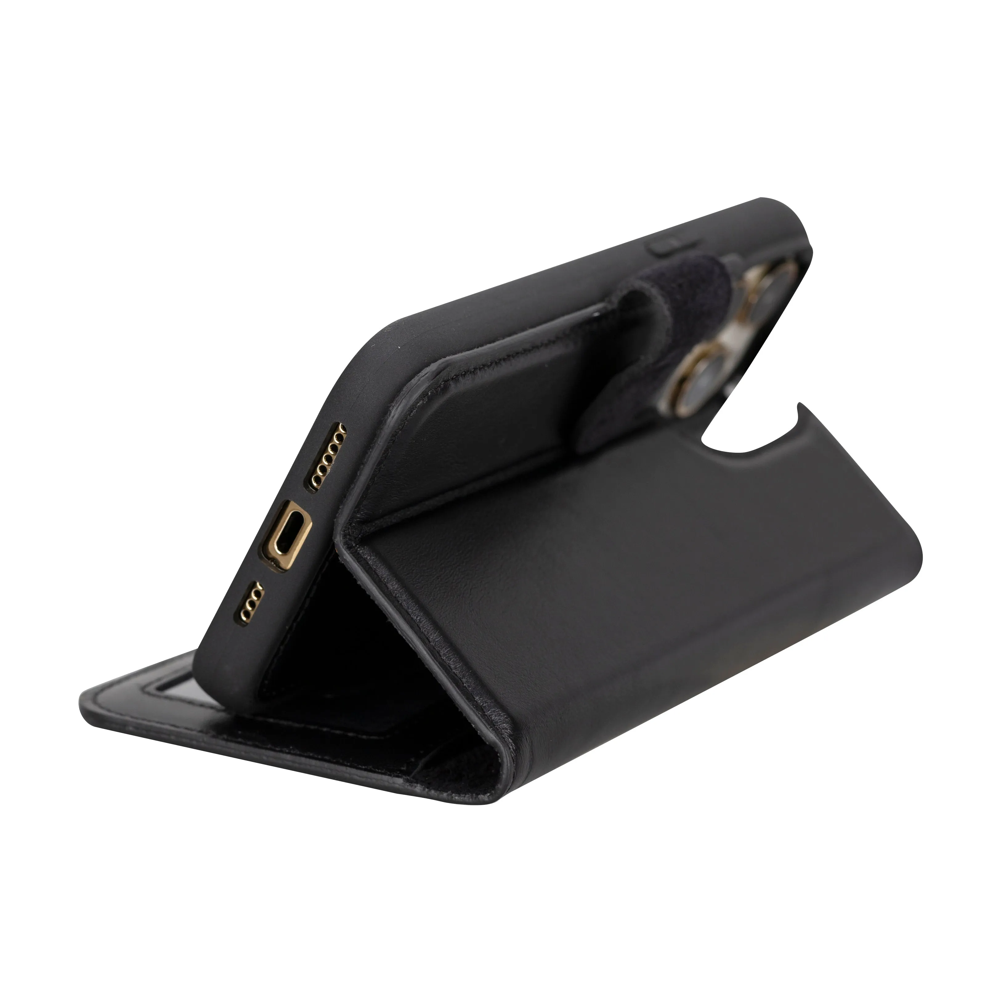 Magic  Detachable Genuine Leather Case