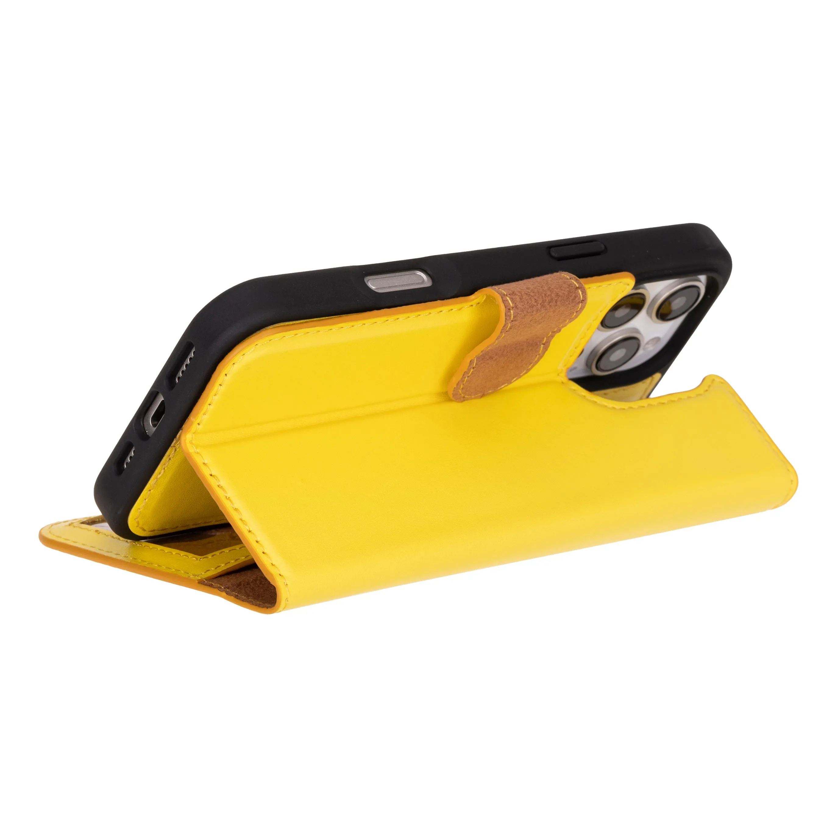 Magic  Detachable Genuine Leather Case