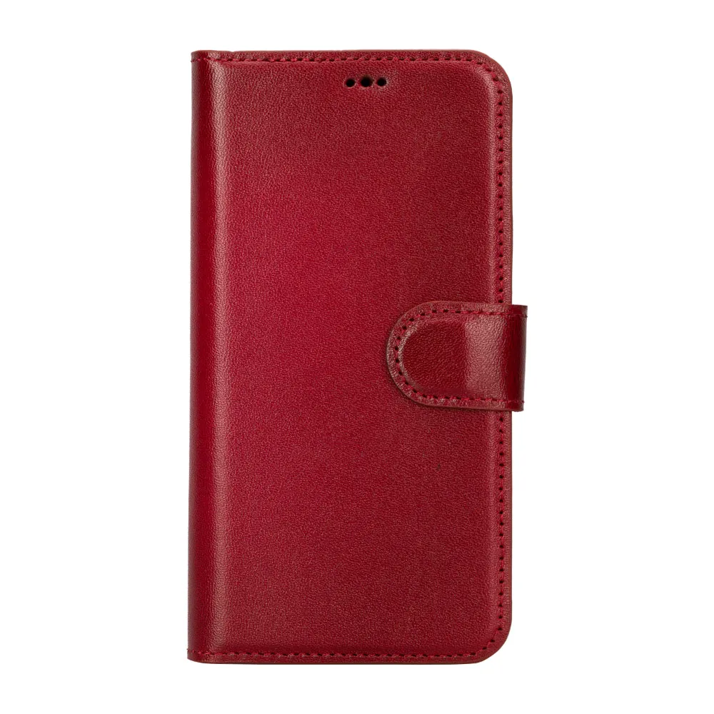 Magic  Detachable Genuine Leather Case