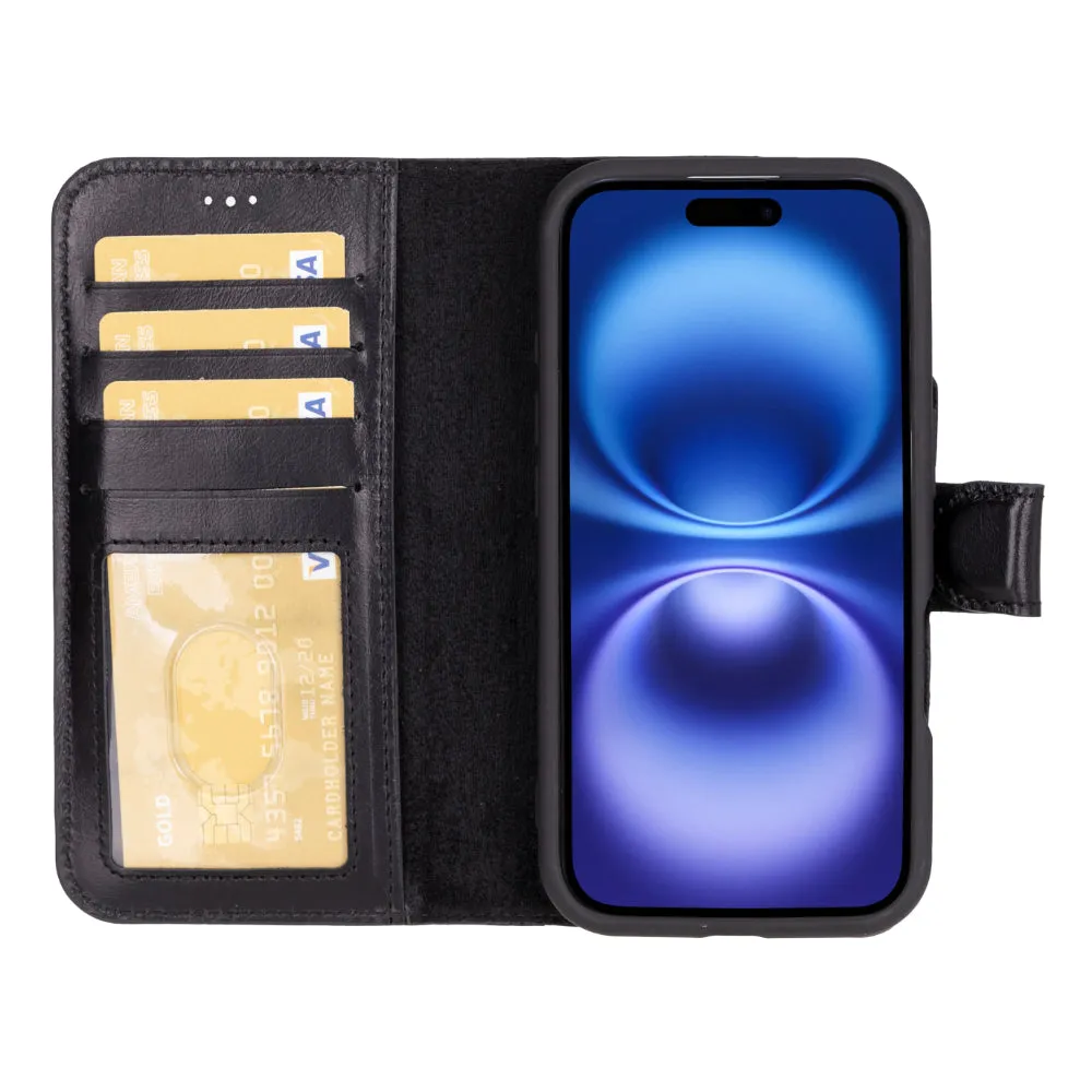 Magic  Detachable Genuine Leather Case