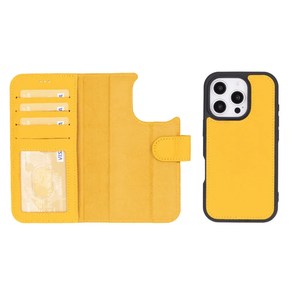 Magic  Detachable Genuine Leather Case