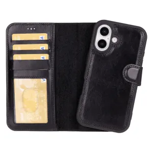 Magic  Detachable Genuine Leather Case