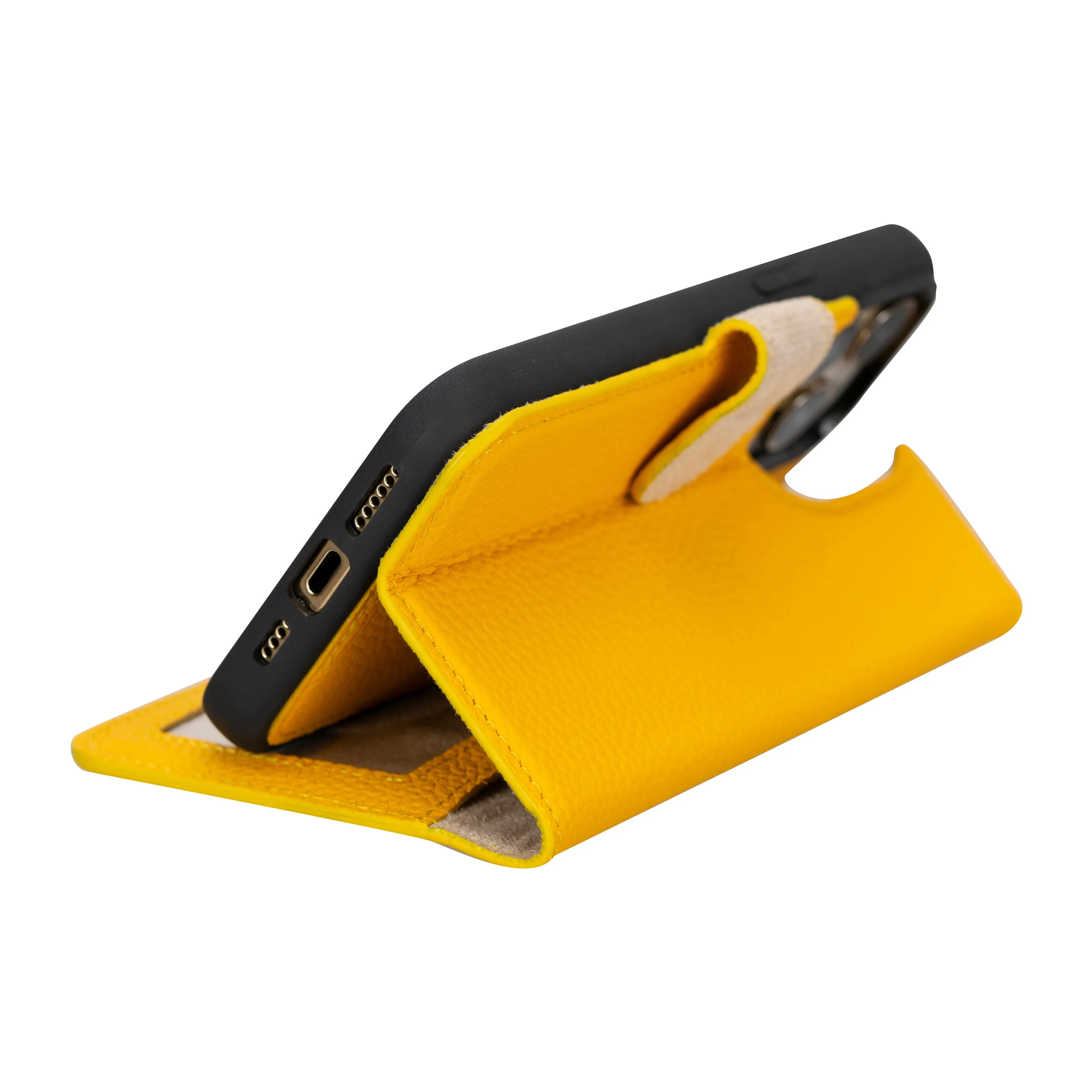 Magic  Detachable Genuine Leather Case