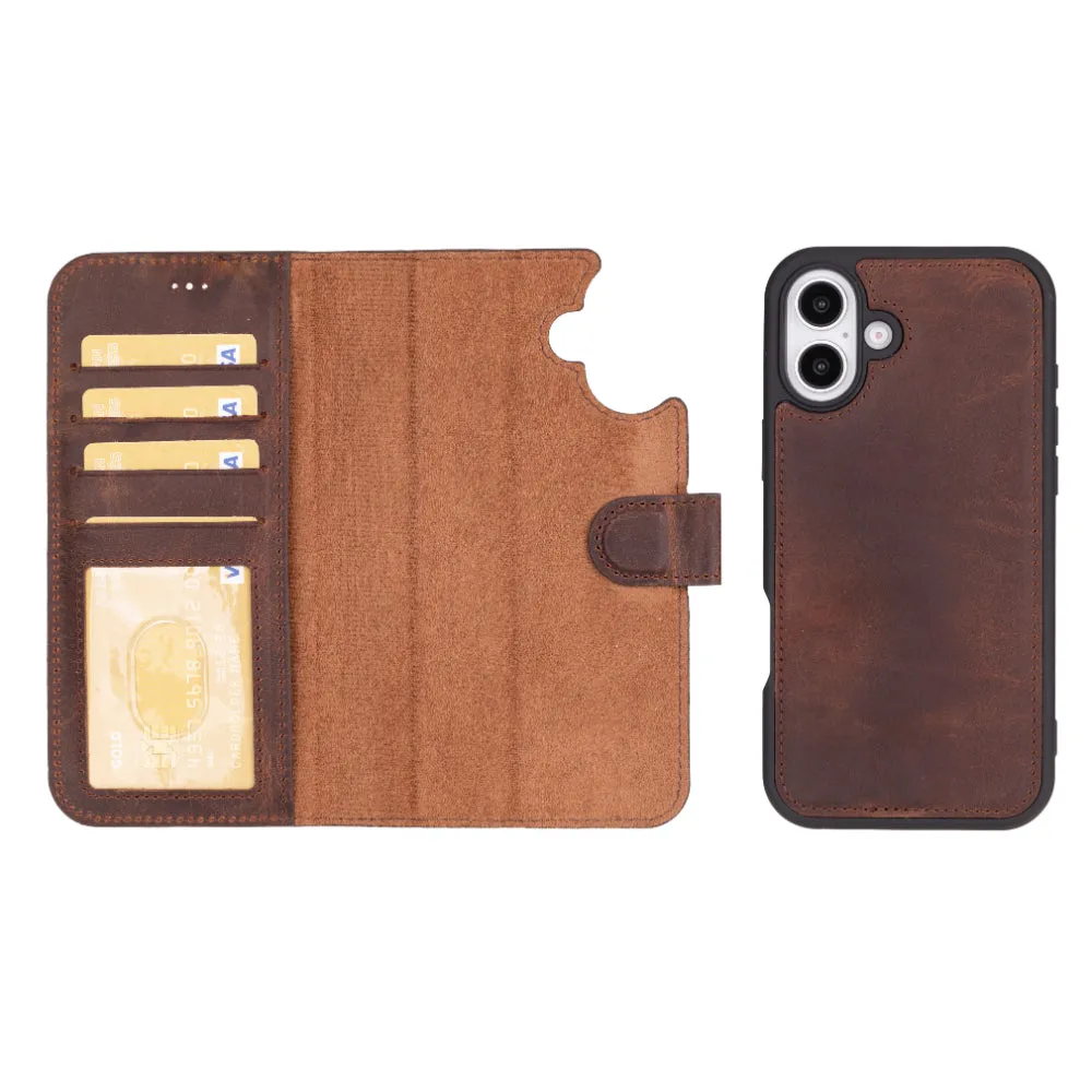 Magic  Detachable Genuine Leather Case