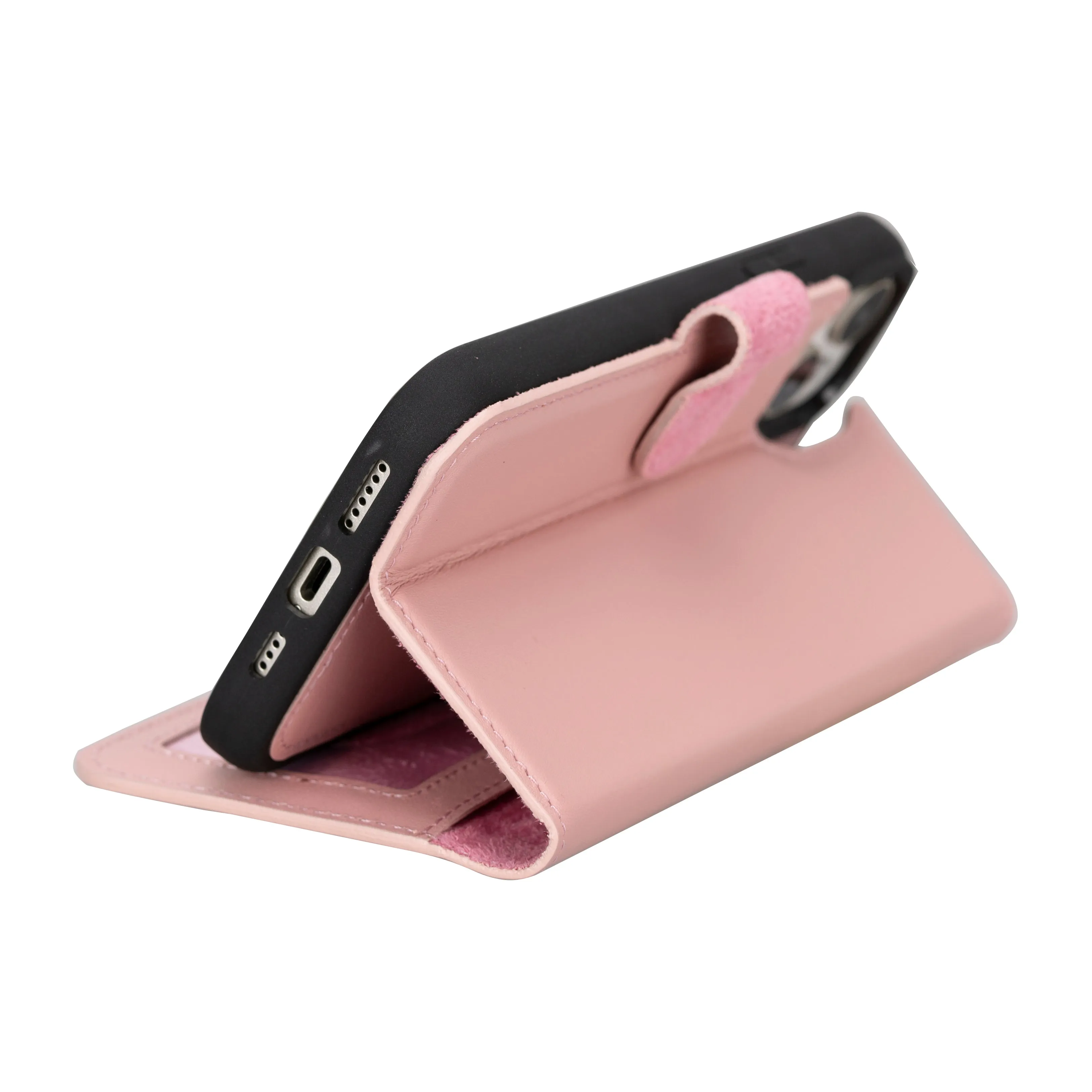 Magic  Detachable Genuine Leather Case