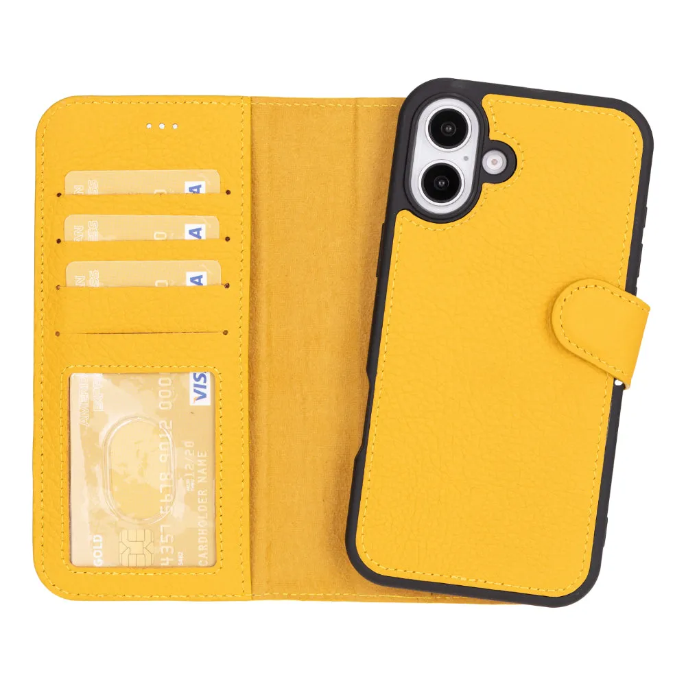 Magic  Detachable Genuine Leather Case