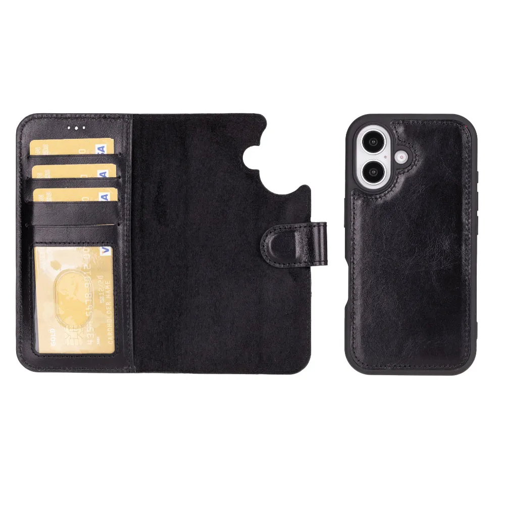 Magic  Detachable Genuine Leather Case