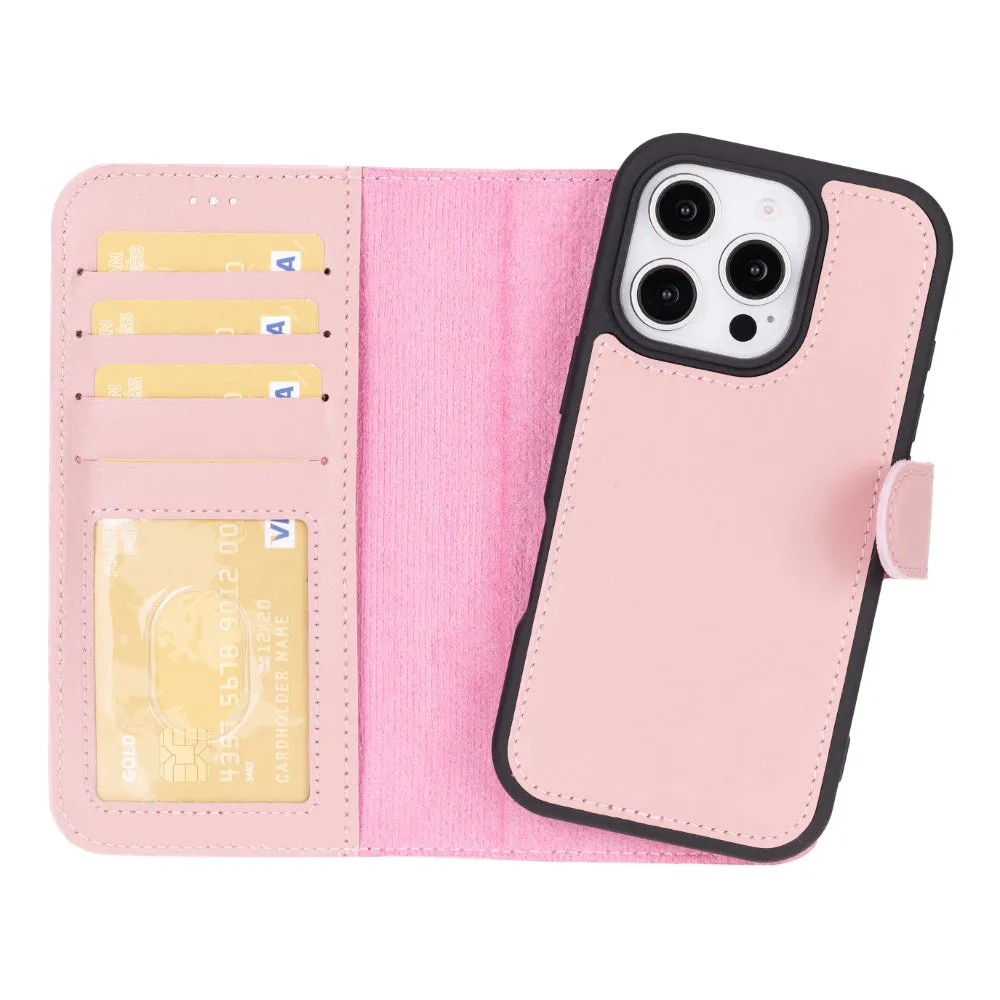Magic  Detachable Genuine Leather Case