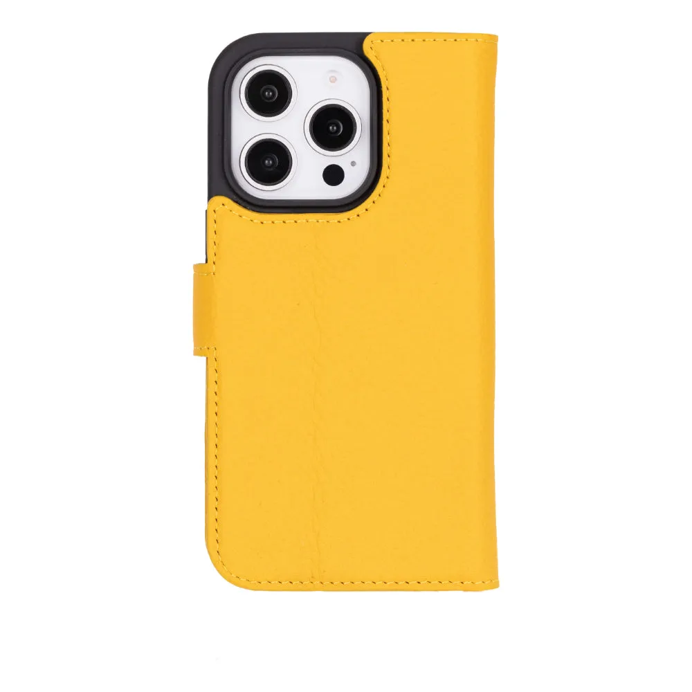 Magic  Detachable Genuine Leather Case
