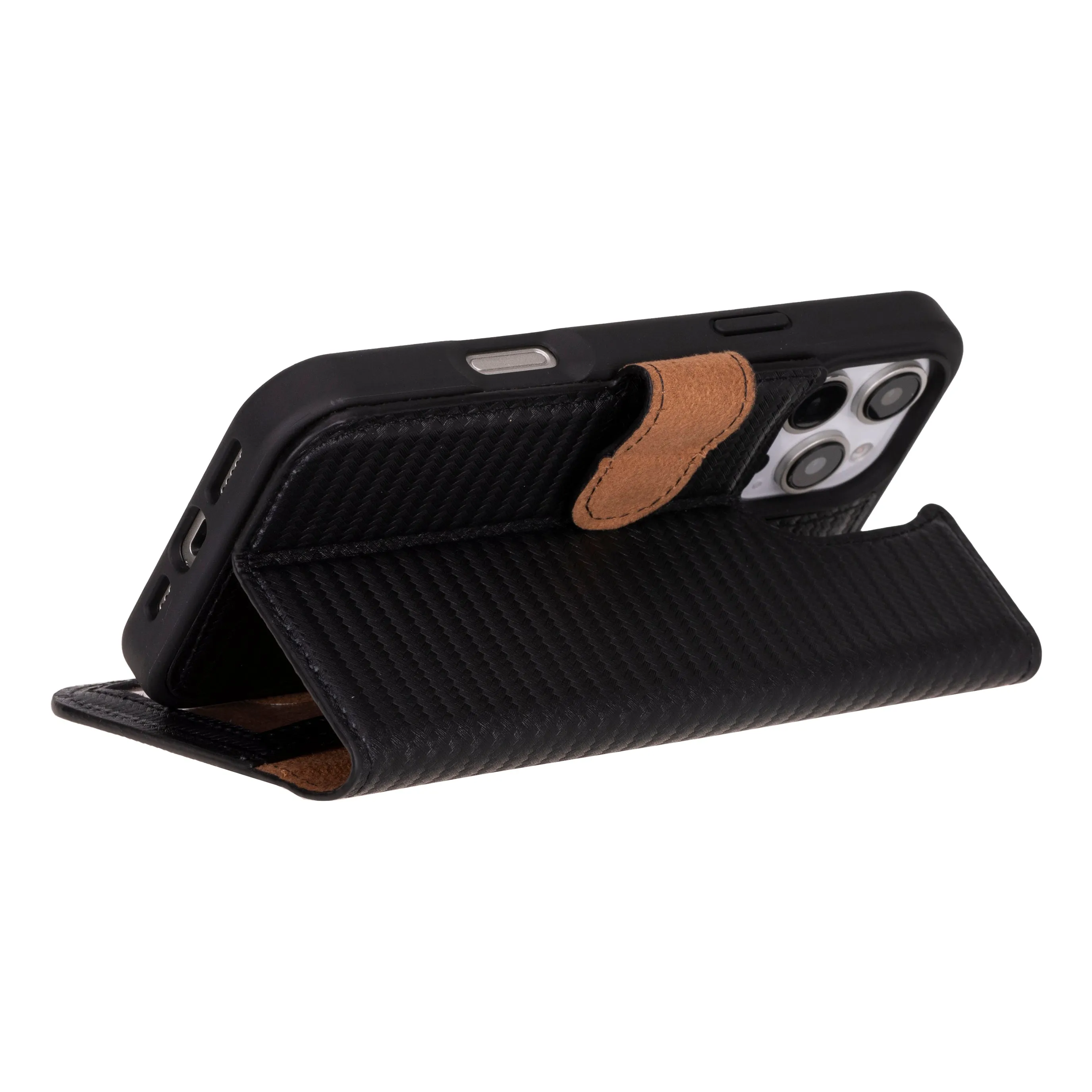 Magic  Detachable Genuine Leather Case